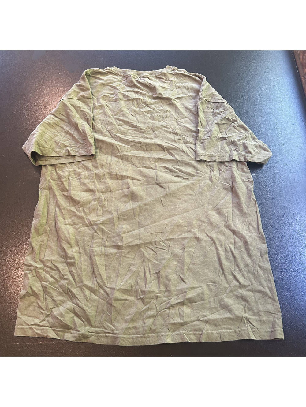 Vintage y2k jesus Olive cross wings graphic T-shirt